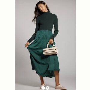 By Anthropologie The Thea Twofer Sweater Dress
